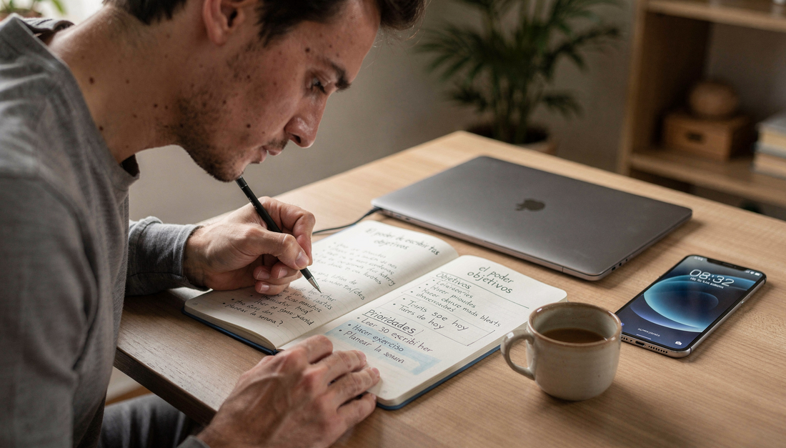 El poder de escribir tus objetivos