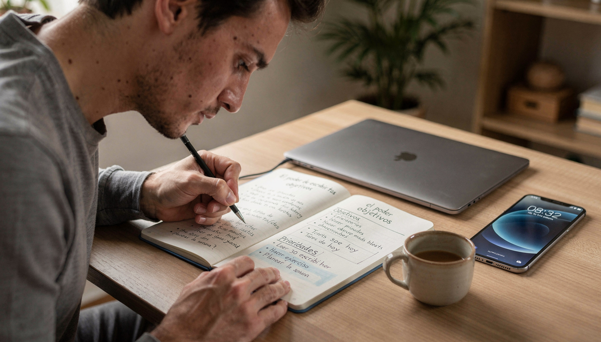El poder de escribir tus objetivos